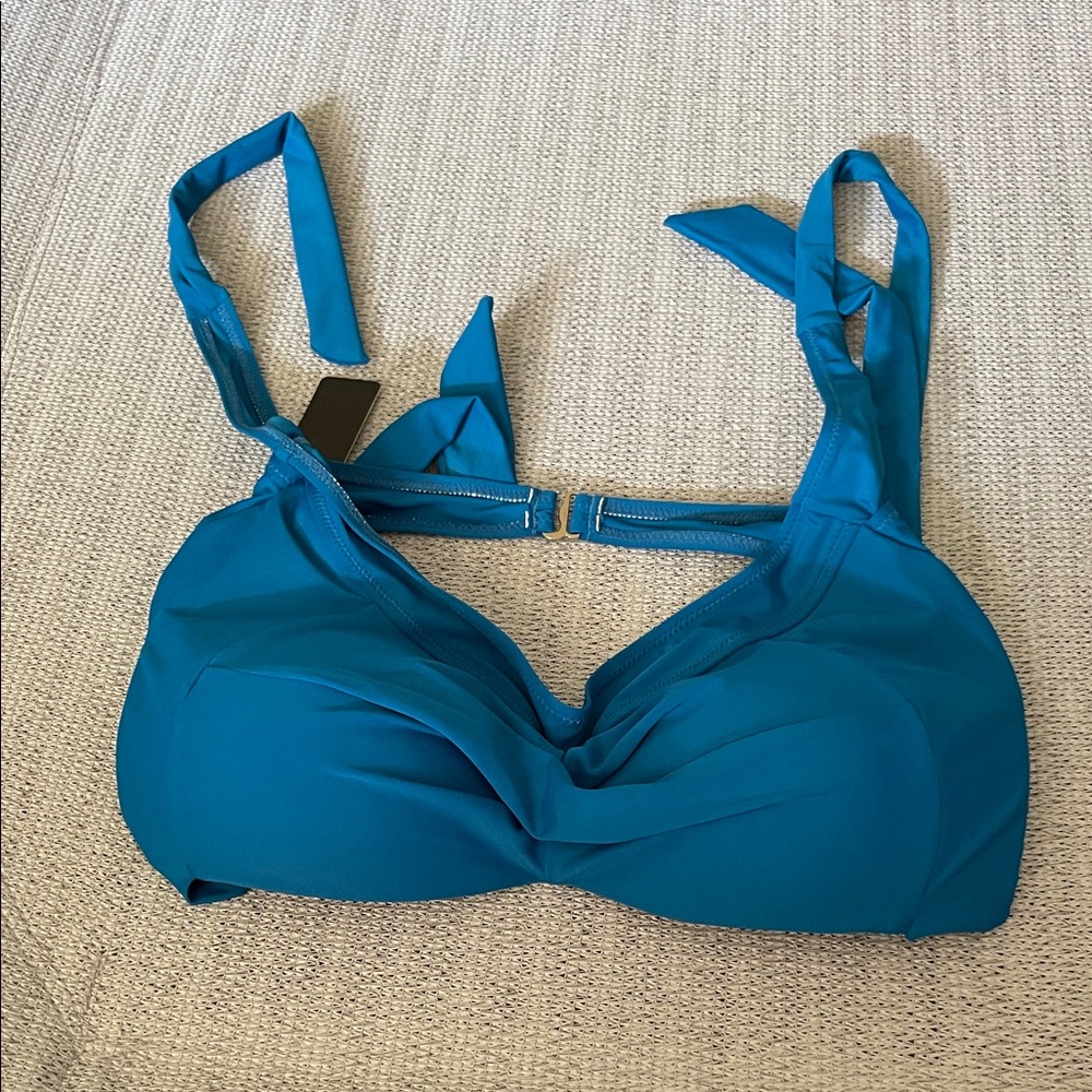 Elegant Teal Bikini Top